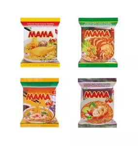 BIGPACK: 40 MAMA Nudelsuppen ENTE - SHRIMP - HUHN - SCHWEIN 2300g Suppe - Bild 1 von 5