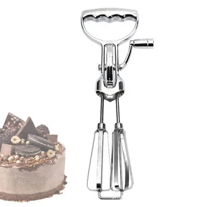 Multi-Functional Hand-plated egg whisk Rotary Manual Crank Hand Mixer for Baking - Picture 1 of 11