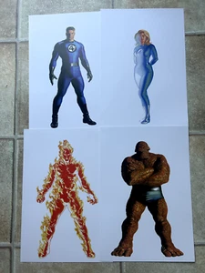 Fantastic Four- Poster / Print - Alex Ross, Human Torch, Thing Marvel Super Hero - Picture 1 of 1