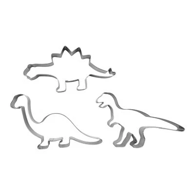 Ausstecher Set Dinosaurier Dino Ausstechform Plätzchen Keksaussrecher Edelstahl - Bild 1 von 4