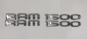 02 03 04 05 06 07 08 DODGE RAM 1500 OEM CHROME SIDE DOOR EMBLEM LOGO BADGE - Foto 1 di 9