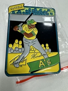 1980 Topps Rickey Henderson RC Enamel Pin - Picture 1 of 3