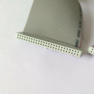 SCSI 50-Pin Flat Ribbon Female to Female SCSI HDD CD DVD Drive Cable F-F 30cm - Image 1 of 4