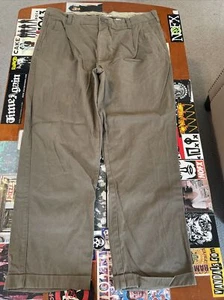 Geoffrey Beene men’s green pants size 40×30 100% cotton - Picture 1 of 5