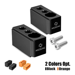 Handlebar Riser Handle Bar Clamp Extend Adapter For KTM 250/390 Adventure 20-24 - Foto 1 di 10