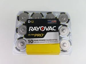 Rayovac D Sized 12 Pack Batteries ALD-12PPJ UltraPro Industrial Alkaline - Picture 1 of 3
