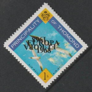 2469 - THOMOND 1968 BIRDS - GULLS with EUROPA OVERPRINT DOUBLED, one INVERTED - Picture 1 of 2