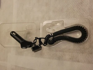 OLDER MODEL IPod & IPhone Car Charger with USB Port, New open package, works - Picture 1 of 3