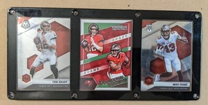 TAMPA BAY BUCCANEERS 3 CARD PLAQUE TOM BRADY MIKE EVANS TD TANDEMS - Picture 1 of 1