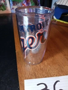 Travis Detroit Tiger plastic cup very hard plastic collectors - Picture 1 of 5