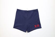 Vtg 90s Russell Athletic Womens L Faded Chi Omega Sorority Sweatpants Shorts USA