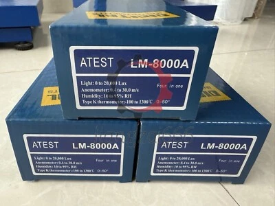 Lutron LM-8000A 4 in 1 Anemometer Humidity Light Meter Tester Thermometer - Image 1 of 4