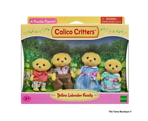 Sylvanian Families Calico Critters Familia Perro Labrador Amarillo - Imagen 1 de 2