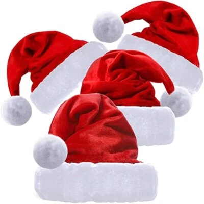 2022 Christmas Santa Hat Claus Red - Image 1 of 4