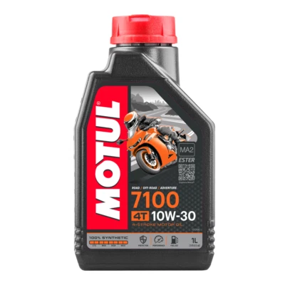 MOTUL 7100 ENGINE LUBRICANT 4-STROKE Recommended for KTM, HUSQVARNA engines - Image 1 of 4