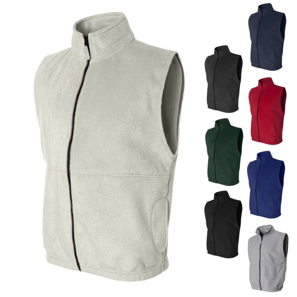 Chaleco polar SIERRA PACIFIC Premium para hombre cremallera completa antipíldora 3010 S-6XL ¡Nuevo OFERTA! Foto 1 de 1