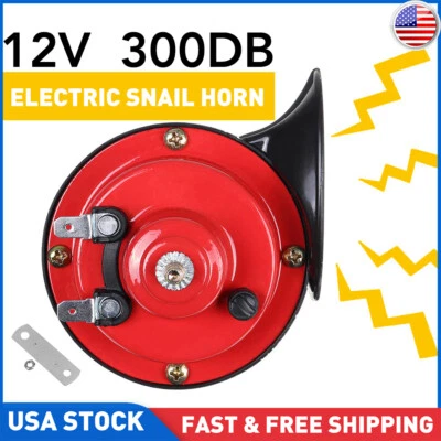 300DB Super Train Horn For Trucks SUV Car-Boat Motorcycles 12V Vehicle Universal - Image 1 of 4
