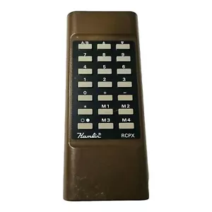 Telecomando vintage Hamlin RCPX plastica marrone 3D02 a batteria - Foto 1 di 3