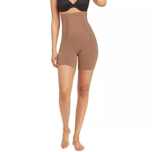 Spanx On Core High-Waisted Shapewear Shorts Mid Thigh - Picture 1 of 5