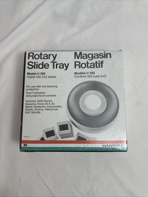 Hanimex Brand Rotary Slide Carousel Tray Holds 100 2"x2"  Slides  Vintage - Image 1 of 3