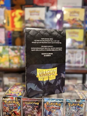Dragon Shield Matte Black 10 PACK DISPLAY BOX Standard Size Sleeves 100ct - Image 1 of 4