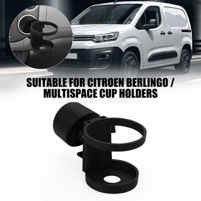 Portavasos coche apto para modelos Peugeot Partner Citroen Berlingo con orificio insertado Foto 1 de 4