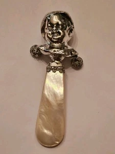 Antique American Sterling Silver Baby Rattle - Picture 1 of 9