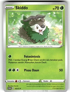 Pokemon Indonesian Promo Card  Skiddo 153/S-P - Picture 1 of 4