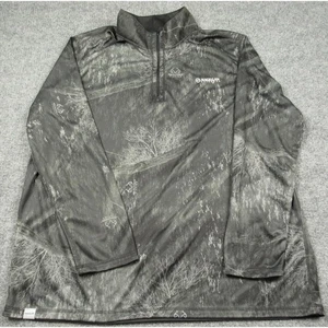 Magellan Hemd Herren 2XL schwarz Camouflage wendbar 1/4 Reißverschluss Angeln UPF 50 Performance - Bild 1 von 12