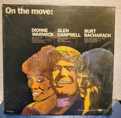 On The Move The Chevrolet 70's Vinyl LP Special Collectors Album 1969 Cellophne  - Image 1 of 4