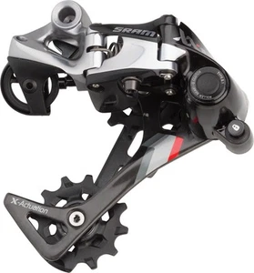 SRAM XX1 Rear Derailleur - 11 Speed, Medium Cage, Black/Red - Picture 1 of 1