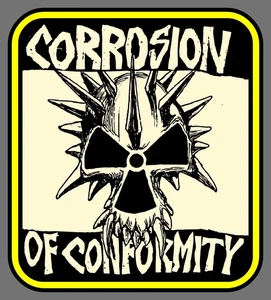 4,25" Korrosion der Konformität "Spike" Vinyl Aufkleber. Classic Punk Rock Aufkleber - Bild 1 von 2