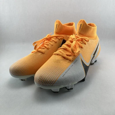 Botines de fútbol talla 10 Nike Mercurial Superfly 7 naranja blanco para hombre AT5382-801 nuevos Foto 1 de 4