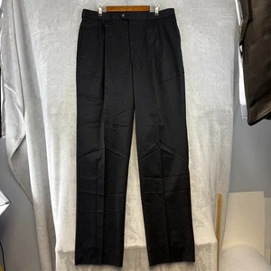 Pantalones Britches of Georgetowne Astaire Talla 40/Pliegues sin dobladillo Lana Worsted EE. UU. NUEVOS - Imagen 1 de 14