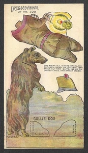 Tarjeta coleccionable victoriana - Pan de gallo - "Collie Dog" (8D2) - Imagen 1 de 2