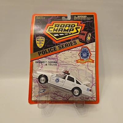 1996 Road Champs Police Series Chevy Denver Capital Police Car 1:43 #Z731 - Image 1 of 4