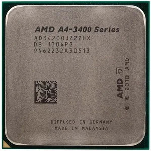 Cpu Processor Amd Socket Fm1 A4-3400 Ad34200Jz22Hx 2.70Ghz Dual Core Desktop - Picture 1 of 2
