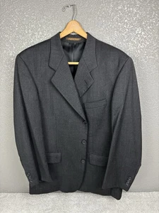 Blazer Kasper Para Hombres 42S Traje Chaqueta Abrigo Deportivo Gris Carbón Lana - Imagen 1 de 12