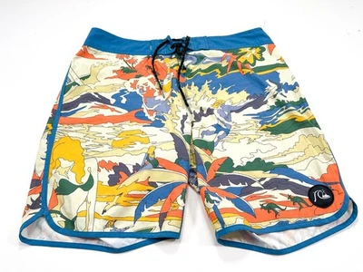 Quiksilver Highline Boardshorts Uomo 34 Colorati Surf Bikini Ragazze Koala Bear - Immagine 1 di 3