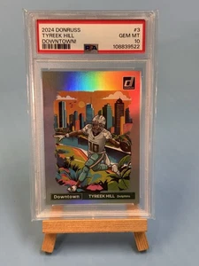 2024 Tyreek Hill Optic Downtown PSA 10 Gem Mint Dolphins Case Hit - Picture 1 of 2