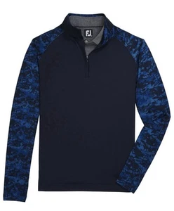 FootJoy Golf Camo Pullover- Mens  Navy New With Tags. - Picture 1 of 3