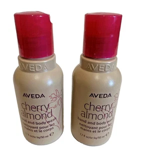 Lotto lavamani e corpo Aveda ciliegia mandorla viaggio taglia 1,7 fl oz ciascuno - Foto 1 di 1