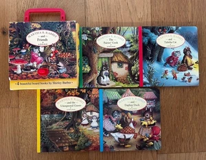 Martha B. Rabbit and Friends by Shirley Barber Box Set 4 Board Books 1995 Scarce - Picture 1 of 13