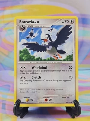 Pokemon TCG Diamond & Pearl Card | Staravia Lv. 21 64/130 Uncommon - Image 1 of 2