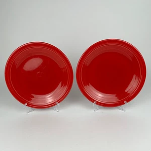 2er Set Fiesta Geschirr rot 10 1/2" Essteller HLC Fiestaware USA - Bild 1 von 18