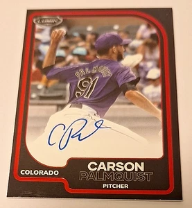 2025 Pulse Lumin Signatures RED #CPA Carson Palmqust XRc Auto #11/15 On Card - Picture 1 of 3