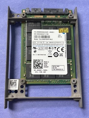 🍓Samsung Thin 64GB SSD SATA MLC Solid State Drive MMBRE64GHDXP-MVBD1 *TESTED* - Image 1 of 3
