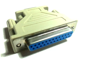 Grey Serial (RS-232) Port Adapter DB9 Male To DB25 Female - Picture 1 of 5
