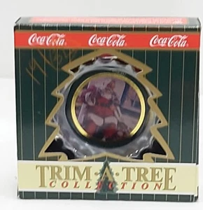 COCA-COLA Trim-a-Tree Collection COKE BOTTLE CAP Ornament 2.5" Diameter NIB - Picture 1 of 6
