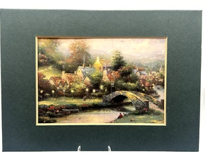 Thomas Kinkade "Lamplight Village" Edizione Limitata Venditore Campione Stampa 1995 - Foto 1 di 11